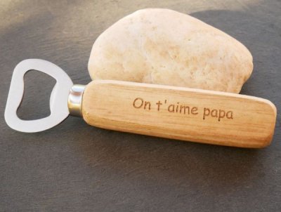 Personalisierter Flaschenöffner für Papa