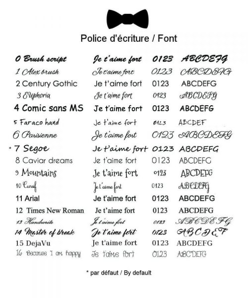 Personalisierbares Haaraccessoire Fliege auf Haargummi