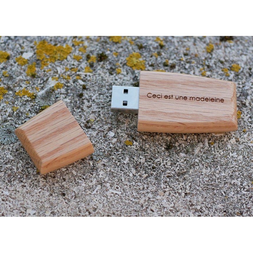 USB-Stick aus Holz zum Selbstgestalten durch Gravur