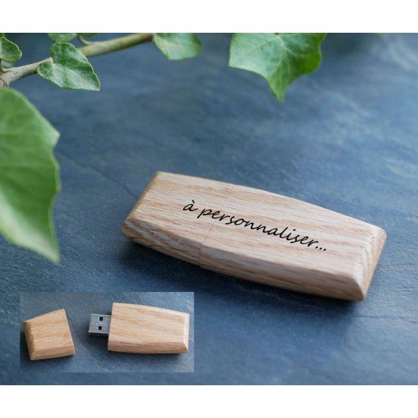 USB-Stick aus Holz zum Selbstgestalten durch Gravur