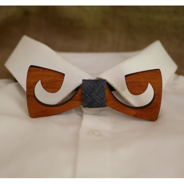 Fliege aus Holz Der Nicht-Schnauzer