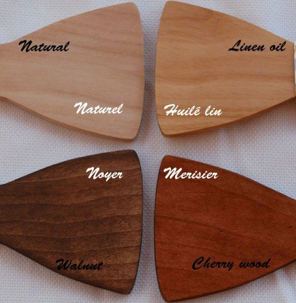 Fliege Mini Schnurrb&auml;rte aus Holz zu personalisieren Made in France