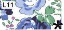 L11-Liberty Felicite Blumen Marineblau