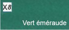 X8- Smaragdgrün (Satin)