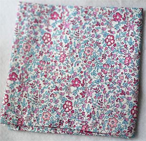 L20-Liberty Katie fuchsia+Quadratische Clutch (+ 10.80 €)